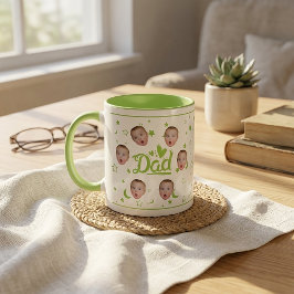 Op maat gemaakte mok met babygezicht foto cadeau v