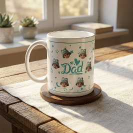Op maat gemaakte mok met babygezicht foto cadeau v