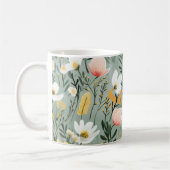 Op maat gemaakte mok met bloemendesign (Links)
