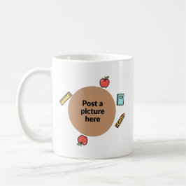 Op maat gemaakte mok met foto voor docenten
