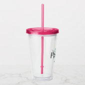 Op maat gemaakte monogram acryl tumbler glazen (Rechts)