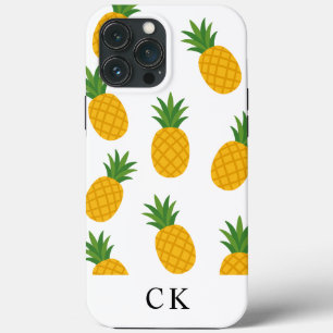 Op maat gemaakte monogram ananas Case-Mate iPhone Case