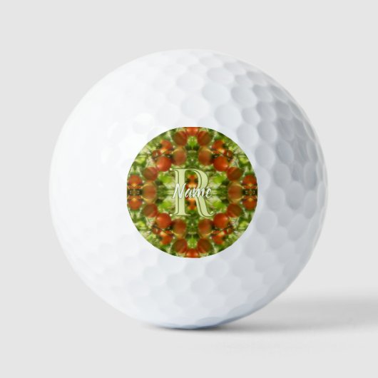 Op maat gemaakte monogram eerste naam moestuin tom golfballen (Voorkant)