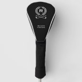 Op maat gemaakte monogram golfhoofdhoes gepersonal golfheadcover (Voorkant)
