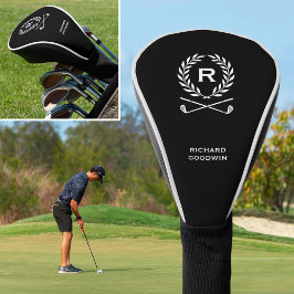 Op maat gemaakte monogram golfhoofdhoes gepersonal golfheadcover