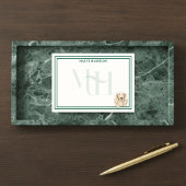 Op maat gemaakte monogram handgetekende dachshund post-it® notes
