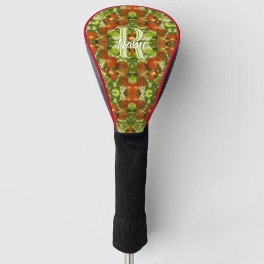 Op maat gemaakte monogram initiaal naam moestuin t golfheadcover (Voorkant)