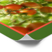 Op maat gemaakte monogram initiaal naam moestuin t poster (Hoek)
