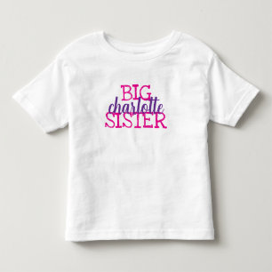 Op maat gemaakte monogram meisjes bijpassende zust kinder shirts