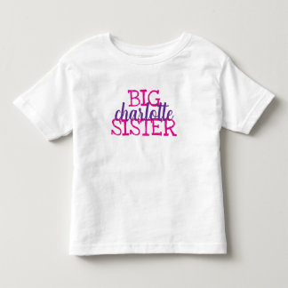Op maat gemaakte monogram meisjes bijpassende zust kinder shirts