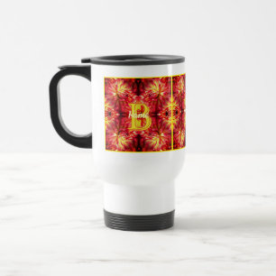 Op maat gemaakte monogram met uw eerste naam Dahli Reisbeker