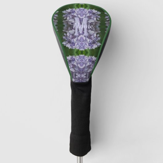 Op maat gemaakte monogram met uw eerste naam Hydra Golfheadcover (Voorkant)