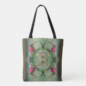 Op maat gemaakte monogram met uw eerste naam libel tote bag (Achterkant)