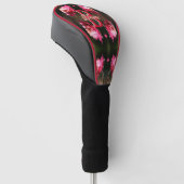 Op maat gemaakte monogram met uw eerste naam Rode Golfheadcover (Schuin)