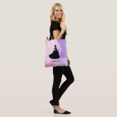 Op maat gemaakte monogram prinses tote bag (Op model)