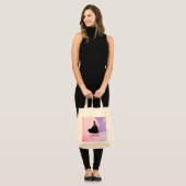 Op maat gemaakte monogram prinses tote bag (Voorkant (model))
