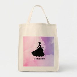 Op maat gemaakte monogram prinses tote bag