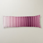 Op maat gemaakte monogram roze verloop verticale b lichaamskussen (Achterkant)