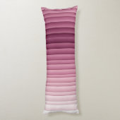Op maat gemaakte monogram roze verloop verticale b lichaamskussen (Achterkant (Verticaal))