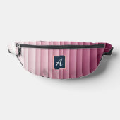 Op maat gemaakte monogram roze verloop verticale h heuptasje (Liggend)