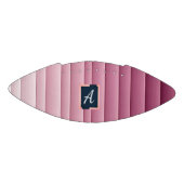 Op maat gemaakte monogram roze verloop verticale v american football (Paneel)