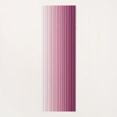 Op maat gemaakte monogram roze verloop verticale y yogamat (Achterkant)