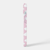 Op Maat Gemaakte Monogram Schattig Meisjesachtig R iPhone 15 Case (Linkerkant)