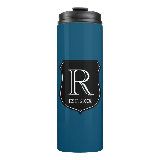 Op maat gemaakte monogram thermos mok geschenk (Voorkant)