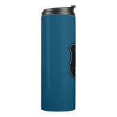 Op maat gemaakte monogram thermos mok geschenk (Gedraaid links)