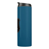 Op maat gemaakte monogram thermos mok geschenk (Geroteerd rechts)
