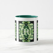 Op maat gemaakte monogram Uw initiële naam Wilde r Mok (Midden)