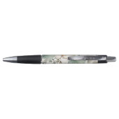 Op maat gemaakte monogram waterverf bloem pen (Achterkant)