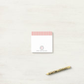 Op maat gemaakte monogrammen Post-it® notities in Notes (Op bureau)