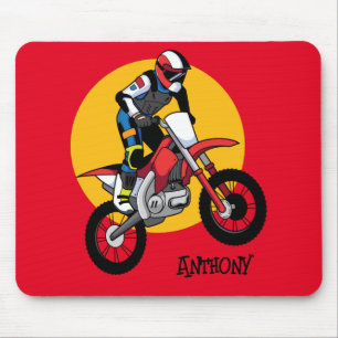 Op maat gemaakte motorcross gel muismat