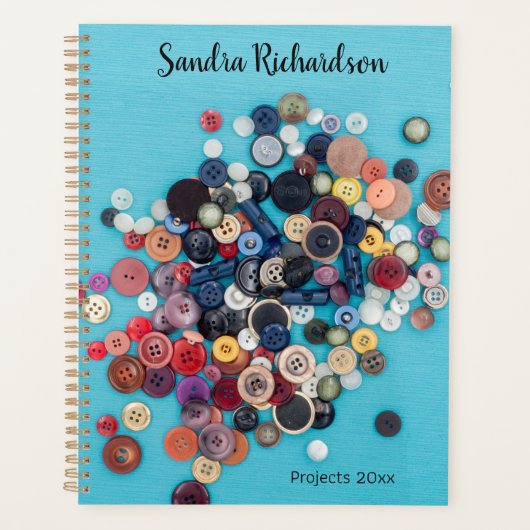 Op maat gemaakte naadnaaiwerk planner (Voorkant)