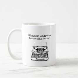 Op maat gemaakte naam Bestsellende auteur schrijve Koffiemok