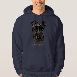 Op maat gemaakte naam Bitcoin Rules Hoodie