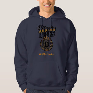 Op maat gemaakte naam Bitcoin Rules Hoodie
