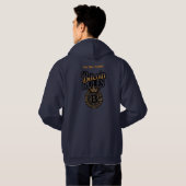 Op maat gemaakte naam Bitcoin Rules Hoodie (Achterkant volledig)