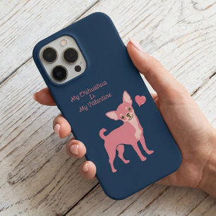 Op maat gemaakte naam Chihuahua iPhone hoes mijn V 16 Pro Hoesje