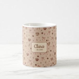 Op maat gemaakte naam Cozy Cocoa Heet Chocolade Pa Koffiemok