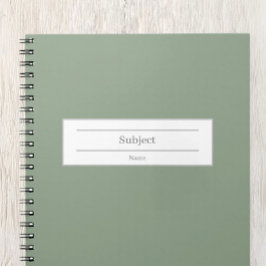 Op maat gemaakte naam en vak hardcover notitieboek
