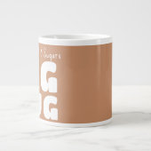 Op Maat Gemaakte Naam Grote Mok Bruin C84 Grappige (Voorkant)