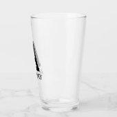 Op maat gemaakte naam initiële monogramletter tumb glas (Links)