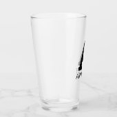 Op maat gemaakte naam initiële monogramletter tumb glas (Rechts)