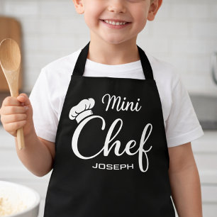 Op maat gemaakte naam Mini Chef Kids Schort