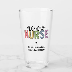 Op maat gemaakte naam Neuro-verpleegster Neuroscie Glas