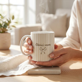 Op maat gemaakte naam nieuwe moeder-vader cadeau k koffiemok