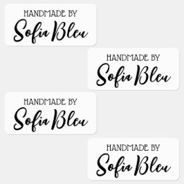 Op maat gemaakte naam of bedrijfsnaam stof kleding labels