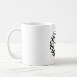 Op maat gemaakte naam of initiële gepersonaliseerd koffiemok